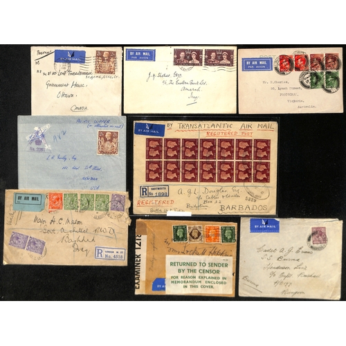 20 - 1925-77 Covers comprising internal flights (25, mainly first flights), external first flights (11) a... 