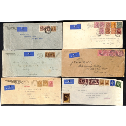 20 - 1925-77 Covers comprising internal flights (25, mainly first flights), external first flights (11) a... 