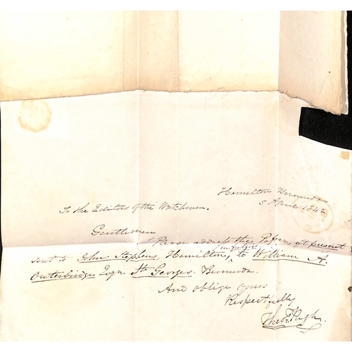 10 - 1842 (Apr 6) Entire from the Missionary Theophilus Pugh, to the Wesleyan Missionary Society in Londo... 