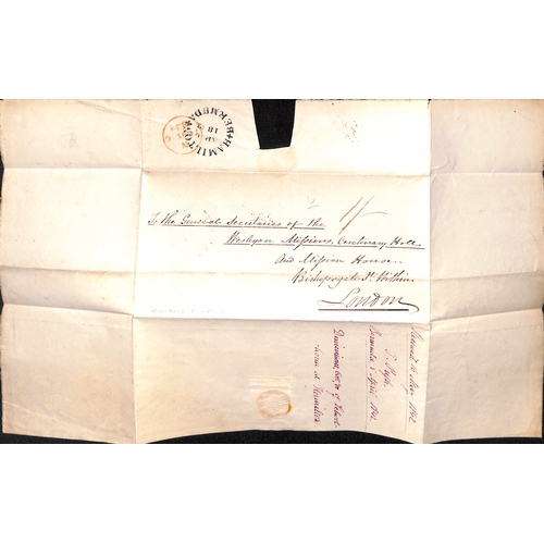 10 - 1842 (Apr 6) Entire from the Missionary Theophilus Pugh, to the Wesleyan Missionary Society in Londo... 