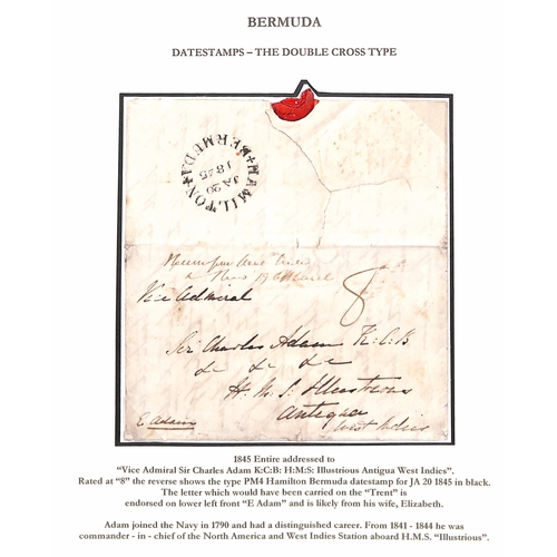 12 - 1845 (Jan 20) Entire letter (first page missing) addressed to 