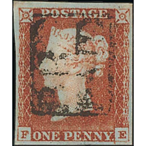 21 - 1841-52 Imperforate 1d reds, the used selection on stockcards, virtually all four margins, the major... 