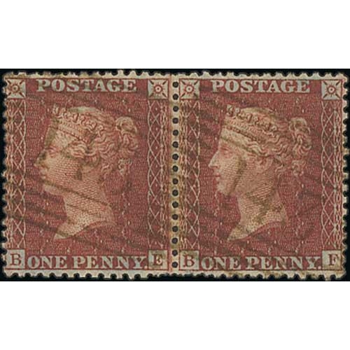 31 - 1854-61 1d Reds, the mainly used accumulation on stockcards and pages, most identified and plated wi... 