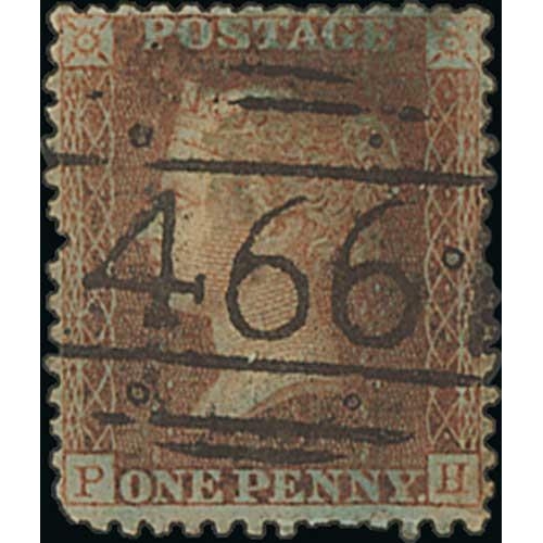 31 - 1854-61 1d Reds, the mainly used accumulation on stockcards and pages, most identified and plated wi... 