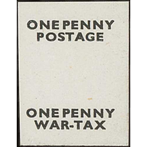 72 - 1940 War Tax surcharges, ½d and 1d War Tax essay overprints in red or black on KGVI 1d (3), 1&#... 