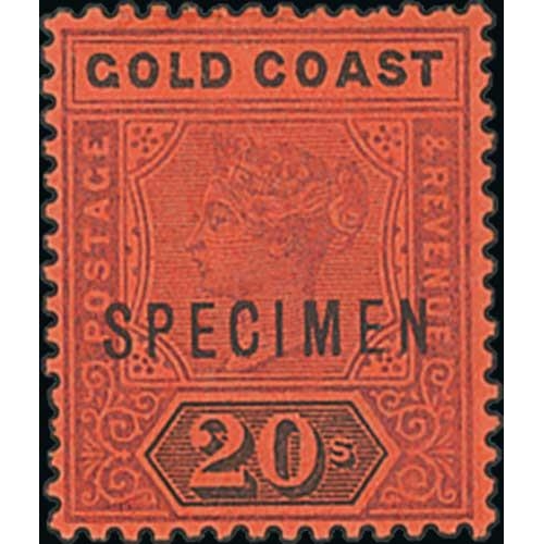 1083 - 1889-94 5/- - 20/- High value set of four overprinted 