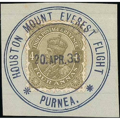 1189 - 1933 (Apr 20) Houston Mount Everest Expedition, KGV 3p - 12a definitives (14 values, with 2a purple ... 