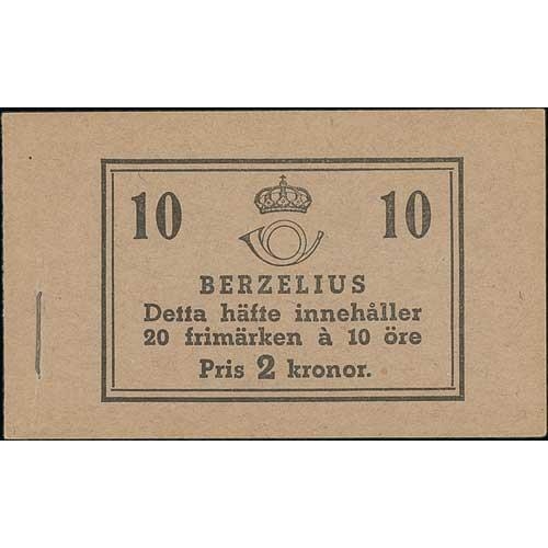 1501 - Booklets. 1939 2kr Booklet containing two panes of ten of Royal Academy of Science 10ore, both panes... 