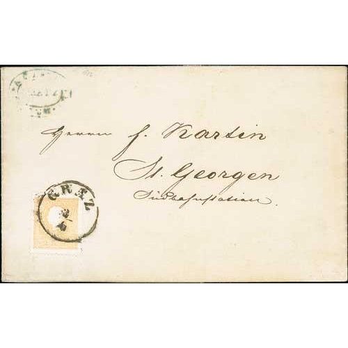 864 - 1850-64 Austrian Empire issues, the used collection in an album with varieties and covers, including... 