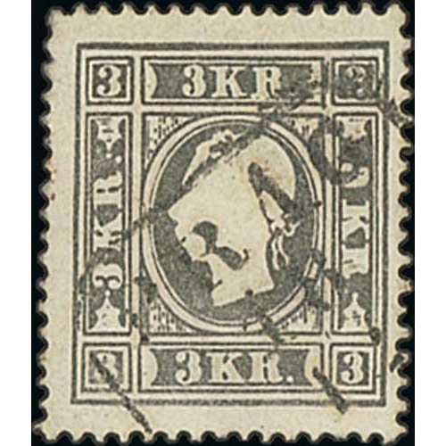 864 - 1850-64 Austrian Empire issues, the used collection in an album with varieties and covers, including... 