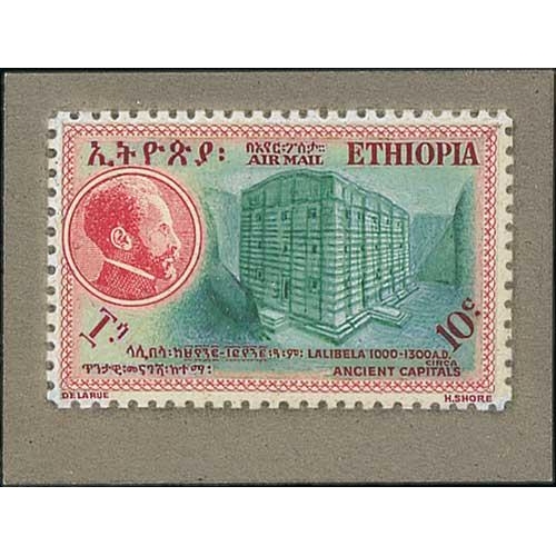 990 - 1957 Ancient Capitals, stamp size handpainted essays of the five values all in the adopted designs, ... 