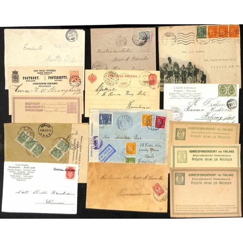 1003 - c.1870-1968 Covers and cards including T.P.Os, postal stationery, WW2, numeral and straight line can... 