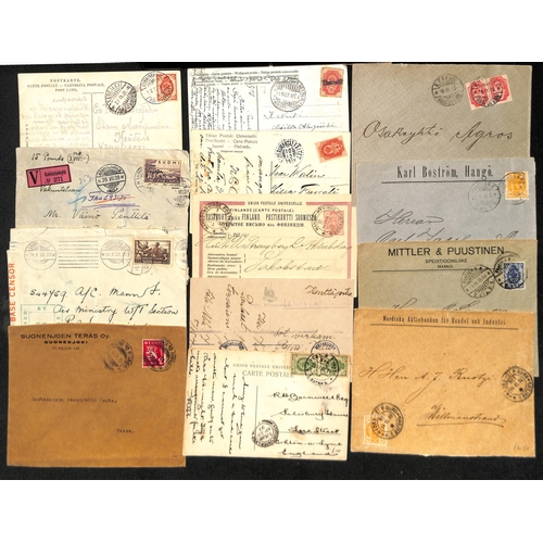 1003 - c.1870-1968 Covers and cards including T.P.Os, postal stationery, WW2, numeral and straight line can... 