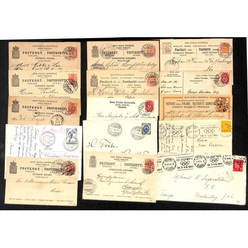 1003 - c.1870-1968 Covers and cards including T.P.Os, postal stationery, WW2, numeral and straight line can... 