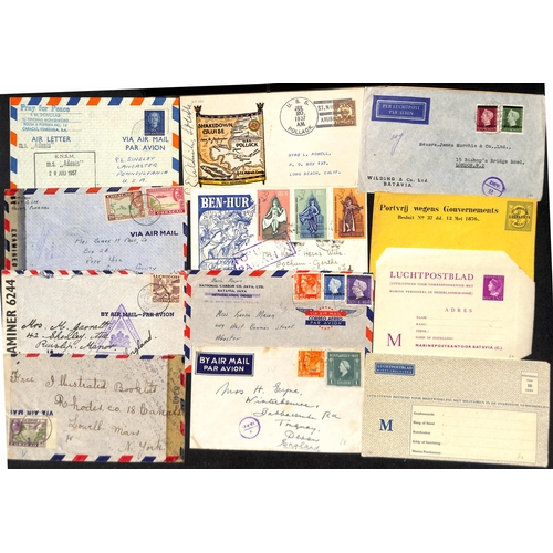 1852-1979 Covers and cards including WW1 military and P.O.W, postal ...