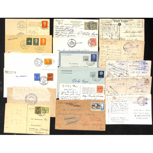 1852-1979 Covers And Cards Including Ww1 Military And P.o.w, Postal 