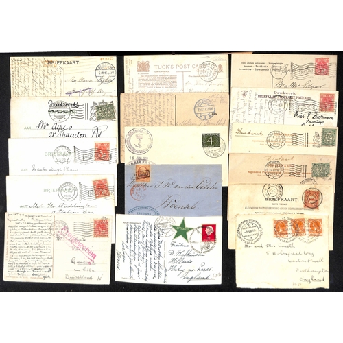 1261 - 1852-1979 Covers and cards including WW1 military and P.O.W, postal stationery, first flights, speci... 