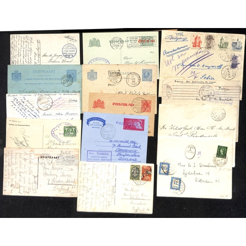 1261 - 1852-1979 Covers and cards including WW1 military and P.O.W, postal stationery, first flights, speci... 