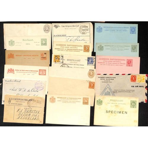 1262 - Netherlands Colonies. 1876-1977 Covers and cards from Netherlands Indies (85) or Curacao (32) includ... 