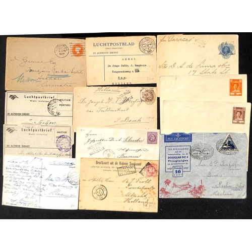 1262 - Netherlands Colonies. 1876-1977 Covers and cards from Netherlands Indies (85) or Curacao (32) includ... 