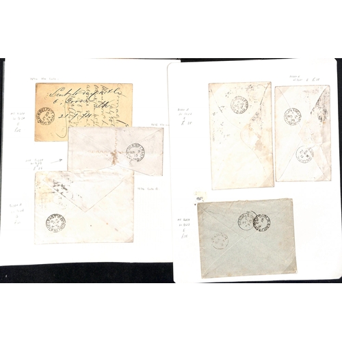 1209 - Dublin & Belfast T.P.O. 1868-1918 Covers and cards with various T.P.O or R.P.O datestamps cancelling... 