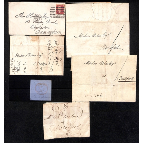 126 - 1766-1940 Covers and entire letters (25) and a piece comprising 1869 cover with fine Azemar machine ... 