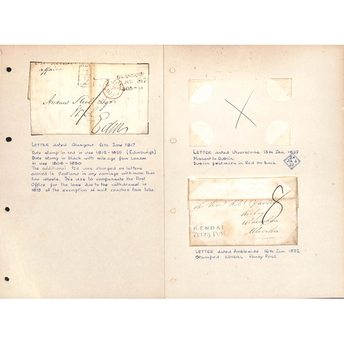 128 - 1786-1865 Entire letters, entires and covers including 1840 (May 30) 1d Mulready lettersheet stereo ... 