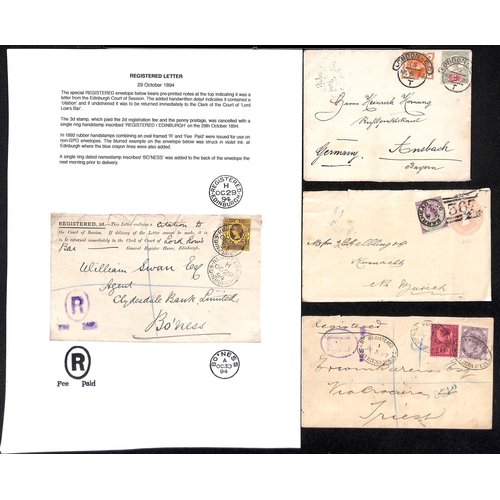 134 - 1887-1902 Covers and cards bearing Jubilee issue stamps, the majority addressed abroad with 2½d... 