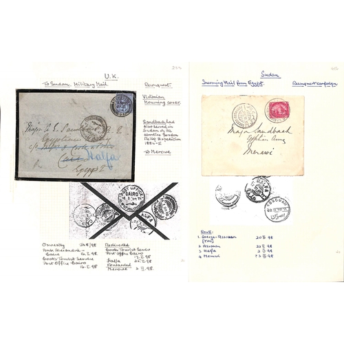 1436 - 1898 Campaign. 1898 (Jan 8) Cover franked G.B 2½d from Oswestry to 