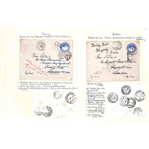 1439 - 1898-1905 Covers, military correspondences including 1898 cover from Atbara, 1899 covers from Omdurm... 