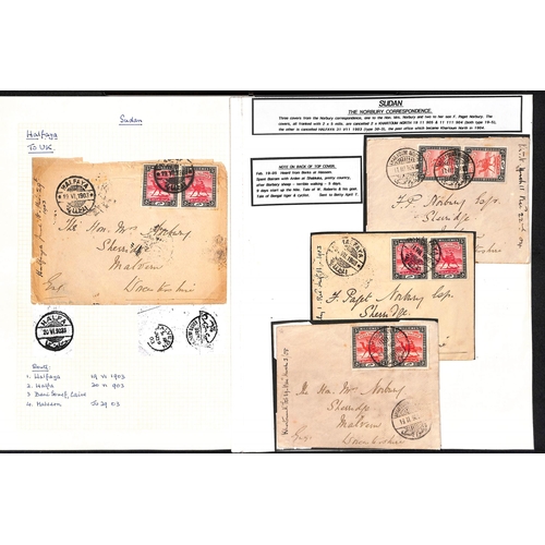 1439 - 1898-1905 Covers, military correspondences including 1898 cover from Atbara, 1899 covers from Omdurm... 