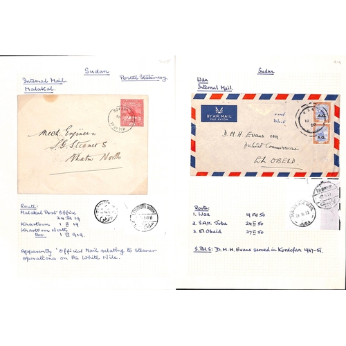 1447 - 1919-50 Covers with single ring skeleton datestamps comprising 