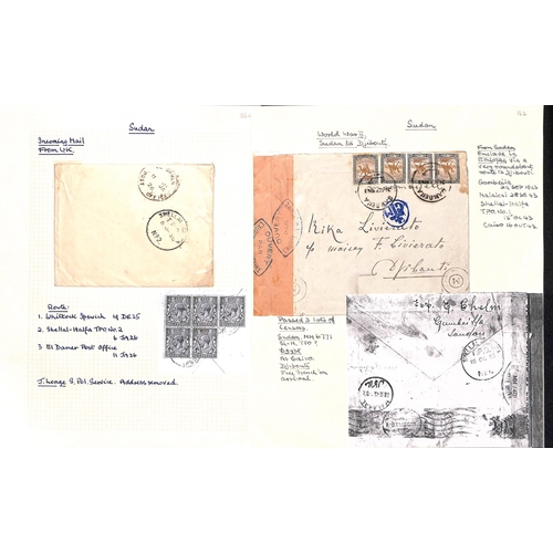 1447 - 1919-50 Covers with single ring skeleton datestamps comprising 