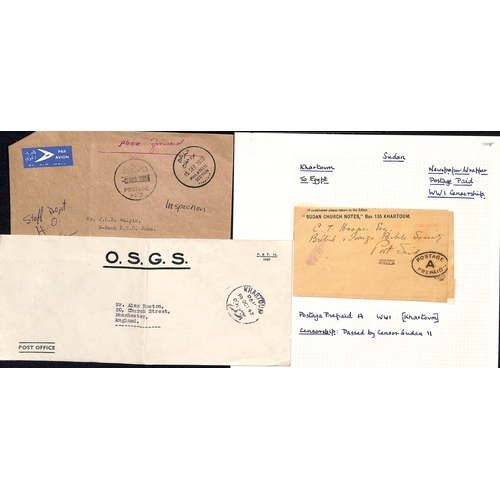 1453 - Official Mail. c.1916-2000 Stampless Official covers, various Postage Paid handstamps including WW1 ... 