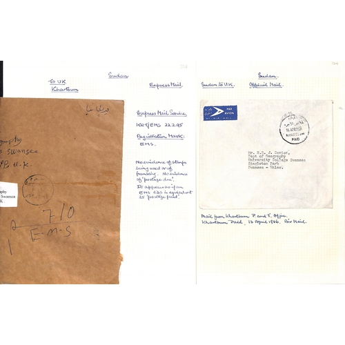 1453 - Official Mail. c.1916-2000 Stampless Official covers, various Postage Paid handstamps including WW1 ... 