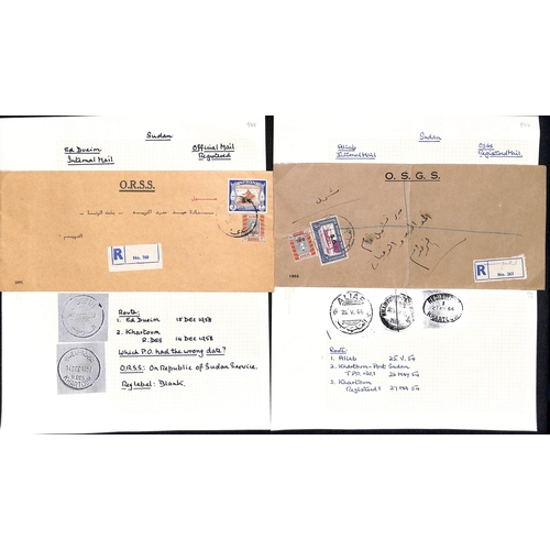 1453 - Official Mail. c.1916-2000 Stampless Official covers, various Postage Paid handstamps including WW1 ... 