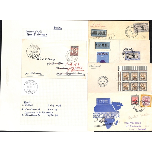 1461 - Air Mails. 1931-38 First Flights and philatelic flown covers including 1931 (Mar) first flights (5),... 