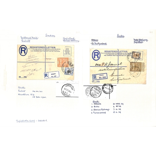 1462 - Postal Stationery. 1899-1984 Envelopes (32), lettersheets (2), postcards (9), registration envelopes... 