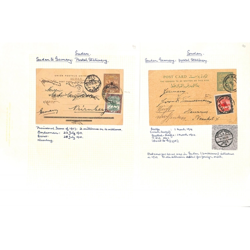 1462 - Postal Stationery. 1899-1984 Envelopes (32), lettersheets (2), postcards (9), registration envelopes... 