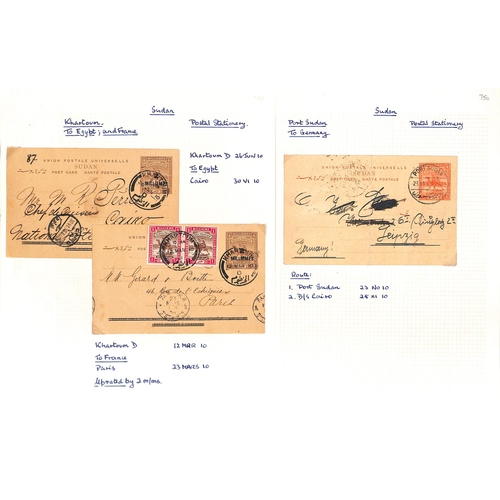 1462 - Postal Stationery. 1899-1984 Envelopes (32), lettersheets (2), postcards (9), registration envelopes... 