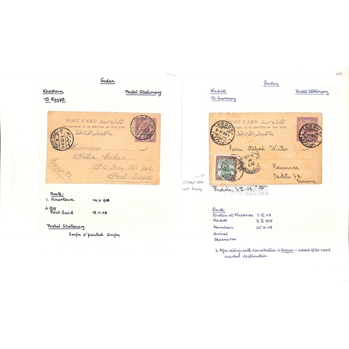 1462 - Postal Stationery. 1899-1984 Envelopes (32), lettersheets (2), postcards (9), registration envelopes... 