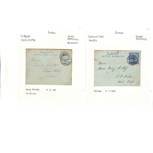 1462 - Postal Stationery. 1899-1984 Envelopes (32), lettersheets (2), postcards (9), registration envelopes... 