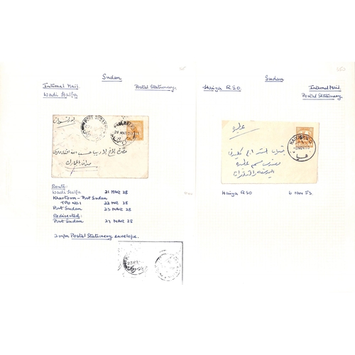 1462 - Postal Stationery. 1899-1984 Envelopes (32), lettersheets (2), postcards (9), registration envelopes... 