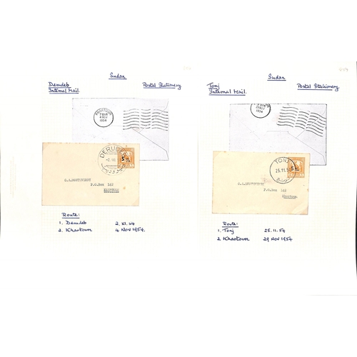 1462 - Postal Stationery. 1899-1984 Envelopes (32), lettersheets (2), postcards (9), registration envelopes... 