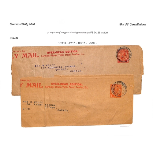 152 - Triangular Cancels. QV-QEII Covers and cards (134) and pieces (100s) all cancelled by triangular han... 