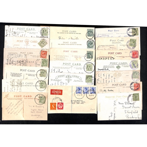 270 - Skeletons/Rubbers. 1903-25 Skeletons (21, also one 1961 cover) and rubbers (75), virtually all on pi... 