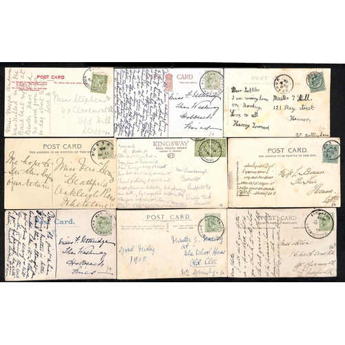 278 - Skeletons/Rubbers. 1904-31 Skeletons (22) and rubbers (55), virtually all on picture postcards, main... 