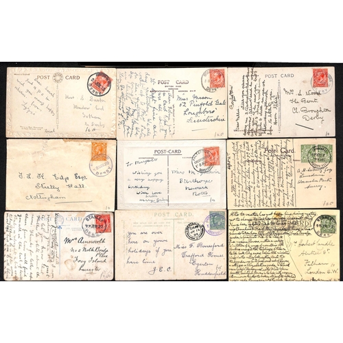 278 - Skeletons/Rubbers. 1904-31 Skeletons (22) and rubbers (55), virtually all on picture postcards, main... 