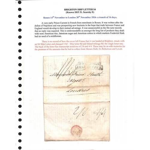 460 - 1815-20 Entire letters from France (4) all with 