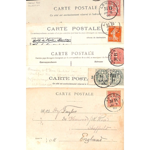 531 - London. 1897-1936 Postcards and covers with the 